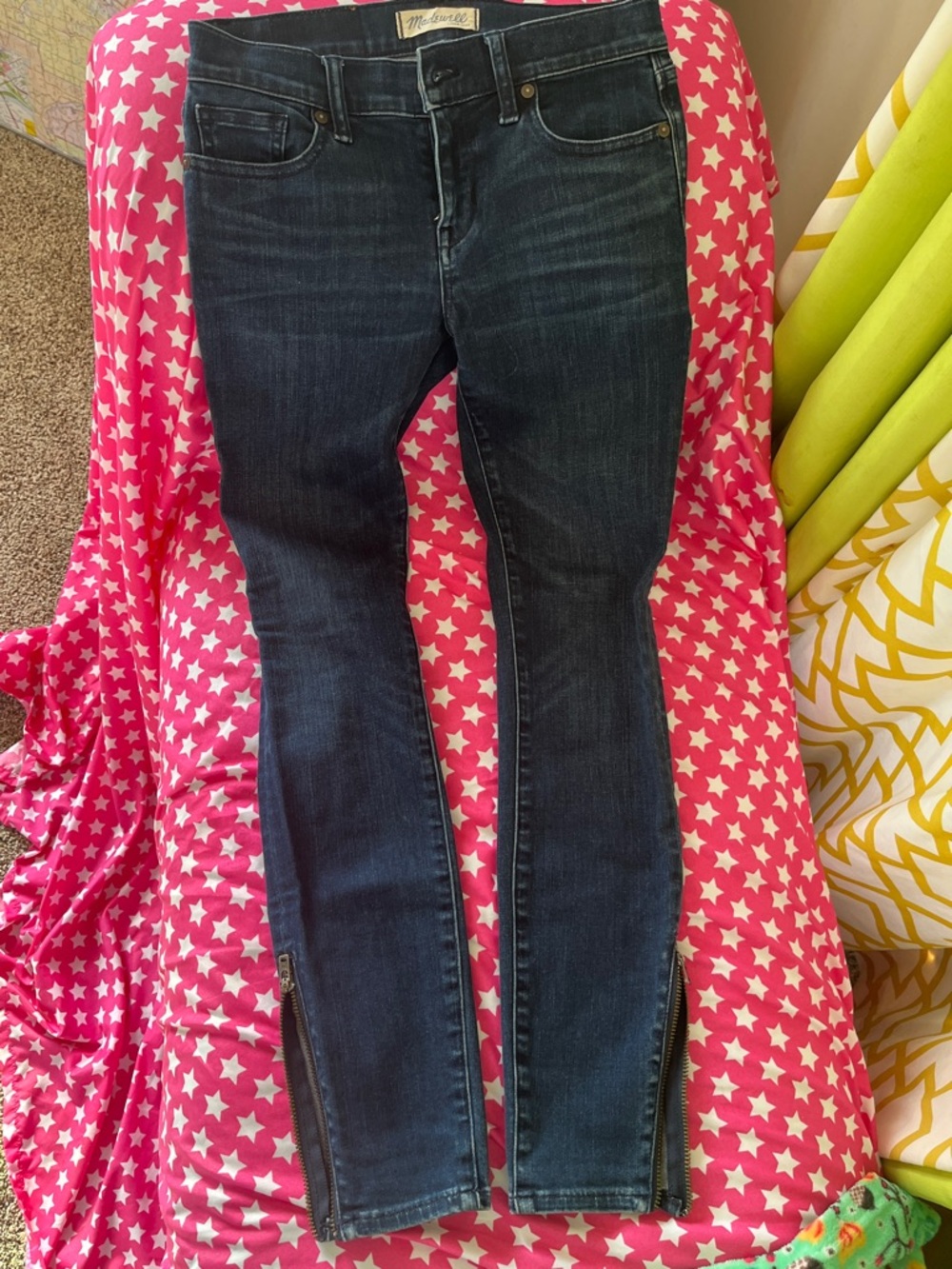 Madewell Skinny jeans with ankle zippers